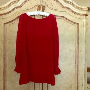 Guess by Marciano Red Shift Mini Dress, M
